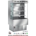  Armário Mural Refrigerado Todo em Aço Inoxidável, Dimensões de 1800x735x1820 mm (LxPxA), +3º +6º C (transporte incluído) - Refª 100624