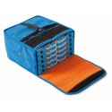 Saco Térmico Azul para Caixas de Pizzas de Ø 450 mm, Bolsa Térmica com Dimensões de 490x490x190 mm - Refª 100904