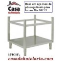 Base de Suporte Robusta em Inox para Fornos 10x GN 1/1 (transporte incluído) - Refª 101351