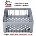 Cesto de 380x380 mm com Angular - Refª 101378