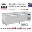 Bancada Refrigerada de 550 Litros com 4 Portas GN 1/1 da Linha 700 (transporte incluído) - Refª 101551