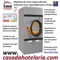 Máquina de Secar Roupa Industrial Eléctrica para 10 kg com Rotação Alternada do Tambor e Painel Digital Multilinguas, 18400 Watts (transporte incluído) - Refª 101571