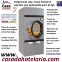 Máquina de Secar Roupa Industrial Eléctrica para 14 kg com Rotação Alternada do Tambor e Painel Digital Multilinguas, 18700 Watts (transporte incluído) - Refª 101572