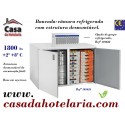 Bancada Câmara Refrigerada Desmontável com Dimensões de 1870x995x1060 mm (LxPxA), 1800 Litros (transporte incluído) - Refª 101626