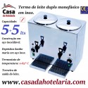 Termo de Leite Duplo Monofásico para 5+5 Litros, 2400 Watts (transporte incluído) - Refª 101726