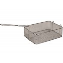 Cesto para Fritadeira em Rede de Aço Inox com 300x400x120 mm (LxPxA), Capacidade para 21 Litros - Refª 102229