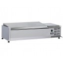 Estrutura Refrigerada Profissional GN 1/3 com Tampa em Aço Inoxidável, 1200 mm, +2º +8º C (transporte incluído) - Refª 102808