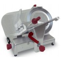 Fiambreira Industrial Profissional Oblíqua Alimentada a Gravidade com Lâmina de Aço Inoxidável Cromo Endurecida de Ø 350 mm, Hp 0.37 (transporte incluído) - Refª 100483