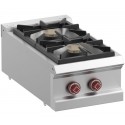 Fogão Industrial a Gás com 2 Queimadores Profissionais, Potência de 14000 Watts (transporte incluído) - Refª 100068