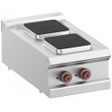 Fogão Eléctrico de Bancada Trifásico com 2 Placas Quadradas, Potência de 5200 Watts (transporte incluído) - Refª 100081