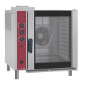 Forno Industrial de Convecção a Gás de 10 Níveis GN 1/1 com Humidificação Automática, 30 a 300°C, Potência de 18500 Watts (transporte incluído) - Refª 101363