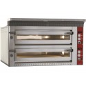 Forno de Pizzas Industrial Elétrico Trifásico Duplo de Largura Extra para 2x 6 Pizzas Ø 350 mm, 18000 Watts, +400° C (transporte incluído) - Refª 101610