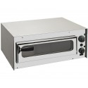 Forno de Pizzas Elétrico Profissional com Porta de Vidro, Câmara Ø 350 mm (transporte incluído) - Refª 102841