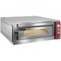Forno de Pizzas Industrial Elétrico Trifásico para 6 pizzas de Ø 350 mm, 7500 Watts, +450º C (transporte incluído) - Refª 100945