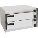 Forno de Pizzas Elétrico Profissional com 2 Câmaras Ø 350 mm (transporte incluído) - Refª 102842