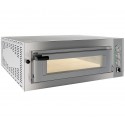 Forno de Pizza Elétrico Industrial Trifásico com Porta de Vidro para 4x Pizzas Ø 350 mm, 5750 Watts (transporte incluído) - Refª 102860