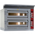 Forno de Pizzas Industrial Elétrico Trifásico para 2x 4 Pizzas Ø 350 mm, 13200 Watts, +400° C (transporte incluído) - Refª 100955