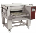 Forno de Tunel Elétrico Industrial Ventilado para Pizzas com Esteira de Largura de 500 mm sobre Base com Rodas, 14200 Watts (transporte incluído) - Refª 102620