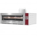 Forno de Pizzas Industrial a Gás para 4 pizzas Ø 350 mm, 12898 Kcal/h, Potência de 15000 Watts, +450º C (transporte incluído) - Refª 100974