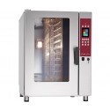 Forno Industrial Elétrico de Convecção a Vapor Trifásico Combinado Digital para 10 Prateleiras GN 1/1 com LIMPEZA AUTOMÁTICA, +270º C, Potência de 12000 Watts (transporte incluído) - Refª 102790