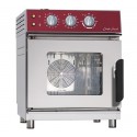 Forno Profissional Elétrico de Convecção a Vapor Monofásico Combinado para 4 Prateleiras GN 2/3, +270º C, Potência de 3000 Watts (transporte incluído) - Refª 102793
