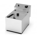 Fritadeira Profissional Elétrica de Bancada Trifásica de 10 Litros com Cesto e Tampa, +195°C, 6000 Watts (transporte incluído) - Refª 102688