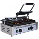 Grelhador Elétrico Duplo Profissional com Placas de Grelhar do Grill Caneladas, 3600 Watts (transporte incluído) - Refª 102936