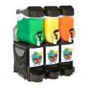 Máquina de Sumos Granizados, Dispensador com 3 Tanques de 10 Litros (transporte incluído) - Refª 101253