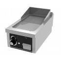 Placa de Grelhar Industrial a Gás com Chapa Fry Top Lisa com Espessura de 15 mm e Tratamento Cromo, 4730 kcal/h, Potência de 5500 Watts (transporte incluído) - Refª 102122
