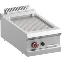 Placa de Grelhar Industrial a Gás de Chapa com Ranhuras, Grelhador Profissional (transporte incluído) - Refª 100098