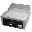 Placa de Grelhar Industrial Elétrica Trifásica com Chapa Fry Top Lisa com Espessura de 15 mm e Tratamento Cromo, Potência de 6600 Watts, +100º +300º C (transporte incluído) - Refª 102147