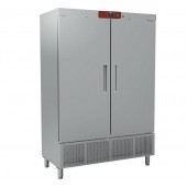 Armário de Congelação Ventilado em Aço Inoxidável de 2 Portas, Congelador Industrial de 1100 Litros, Temperatura de -15º -22º C (transporte incluído) - Refª 101446