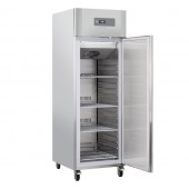 Armário Congelador Industrial Ventilado de 600 Litros em Aço Inoxidável, Arca Vertical de Congelação de -22º -18º C (transporte incluído) - Refª 102769