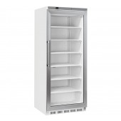 Armário Congelador Profissional de 600 Litros, Arca Frigorífica de Congelação Branca com Porta de Vidro, -20º -15º C (transporte incluído) - Refª 102969