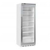 Armário Congelador Profissional de 400 Litros, Arca Frigorífica de Congelação Branca com Porta de Vidro, -20º -15º C (transporte incluído) - Refª 102967
