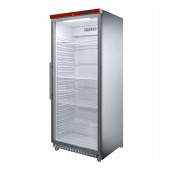 Armário de Refrigeração Industrial Ventilado de 600 Litros em Aço Inoxidável com Porta de Vidro Temperado, Temperaturas -1º +6º C (transporte incluído) - Refª 102501