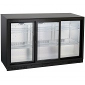 Armário Frigorífico Ventilado para Latas e Garrafas com 3 Portas Deslizantes de Correr, 302 Litros, Temperaturas +1º +10º C (transporte incluído) - Refª 102773