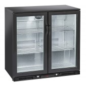 Armário Refrigerado Ventilado para Latas e Garrafas com 2 Portas de Bater, 201 Litros, Temperaturas +1º +10º C (transporte incluído) - Refª 102774