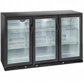 Armário Refrigerado Ventilado para Latas e Garrafas com 3 Portas de Bater, 320 Litros, Temperaturas +1º +10º C (transporte incluído) - Refª 102775