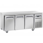 Bancada Refrigerada Ventilada com 3 Portas GN 1/1, +2º +8º C (transporte incluído) - Refª 102831