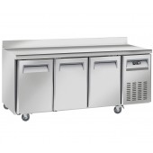 Bancada Refrigerada Ventilada com 3 Portas GN 1/1 e Alçado, +2º +8º C (transporte incluído) - Refª 102832