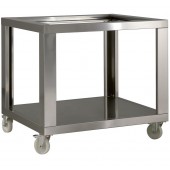 Base de Suporte para Forno de Pizza em Aço com Prateleira Robusta, Dimensões de 1510x860x1100 mm LxPxA (transporte incluído) - Refª 102720