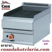 Grelhador Industrial a Vapor de 1 Zona com Aquecimento a Gás e Bacia de Água da Linha 650, Grill de 6450 kcal/h, Potência de 7500 Watts (transporte incluído) - Refª 100043