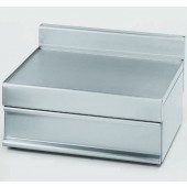 Bancada de Elemento Neutro Table Top com Zona de Preparação em Aço Inoxidável e Gaveta para Cubas GN 2/1 até 150 mm de Profundidade, Dimensões de 700x650x280/380 mm LxPxA (transporte incluído) - Refª 100048