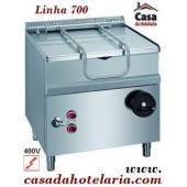 Frigideira Industrial Basculante Elétrica de 60 Litros da Linha 700, Potência de 9000 Watts, +50º a +300º C (transporte incluído) - Refª 100124