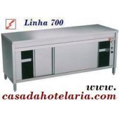 Armário Ventilado Aquecido de 1600 mm de Largura, Estufa com Portas de Correr Deslizantes, +30º +65º C, 2500 Watts (transporte incluído) - Refª 100172