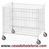 Carro Cesto Dobrável para Roupa, Dimensões de 810x510x750 mm (LxPxA) (transporte incluído) - Refª 100803