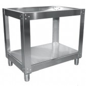 Suporte para Forno de Pizza em Aço Inoxidável com 980x830x860 mm (LxPxA) (transporte incluído) - Refª 100951