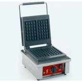 Máquina de Waffles Profissional de 2 Pedaços 4x6, potência de 1500 Watts, 0º +300º C (transporte incluído) - Refª 101176