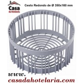 Cesto Redondo de Ø 350x160 mm - Refª 101382